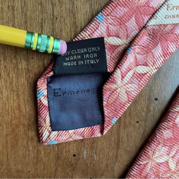 Ermenegildo Zegna 100% Silk Men’s Tie 3.75" X 56.75" - Picture 5 of 9